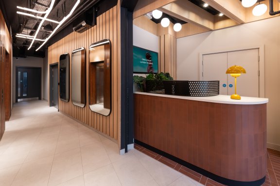 hotel reception desk