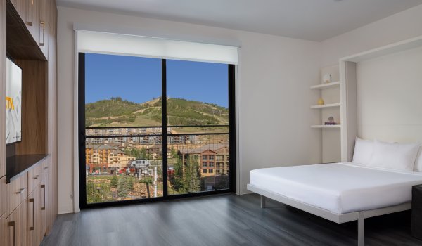 YOTELPAD Park City - Accessible PAD bedroom and view
